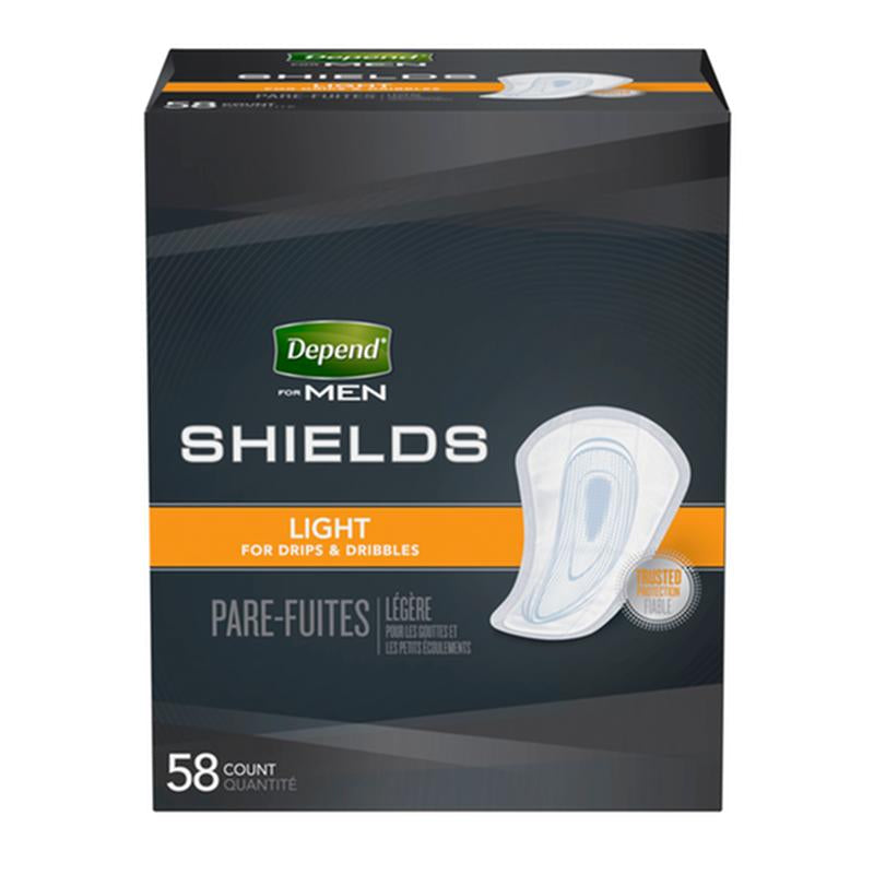 Kimberly Clark Depend Fit-Flex Light Shields Male Convenience 35641 — Package of 58 — product image