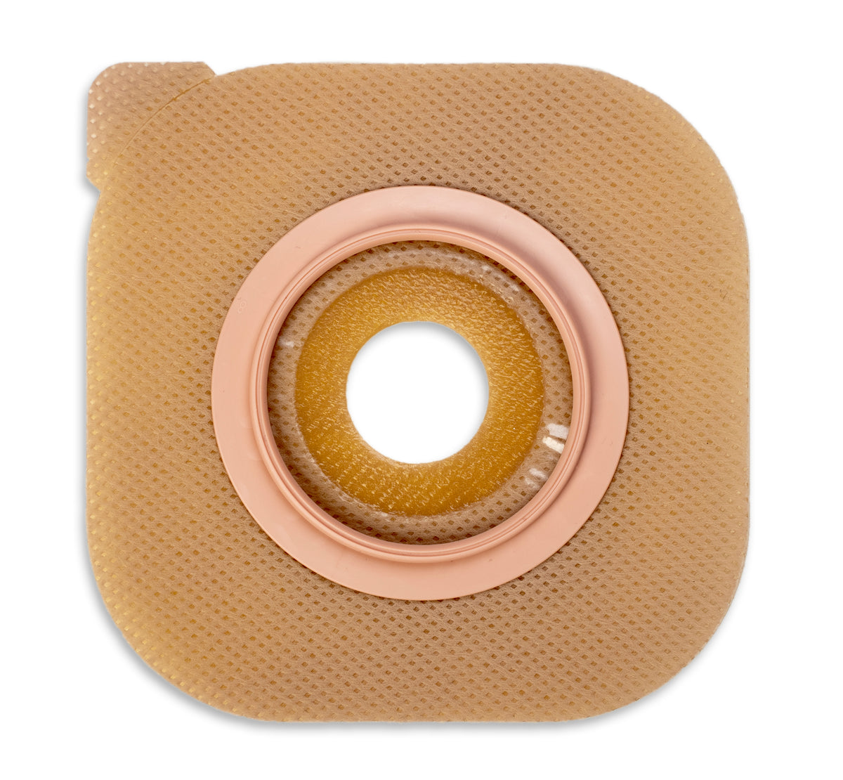 Hollister New Image Flat Ceraplus Skin Barrier Pre-Cut 7/8" (22mm) No Tape 1 3/4" Flange Green 151113 — Box of 5 — product image
