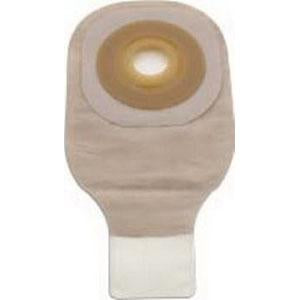 Hollister Premier One-Piece Convex Skin Barrier 12" Drainable Pouch Clamp Closure Transparent,Pre-Cut 2" 82619 — Box of 5 — product image
