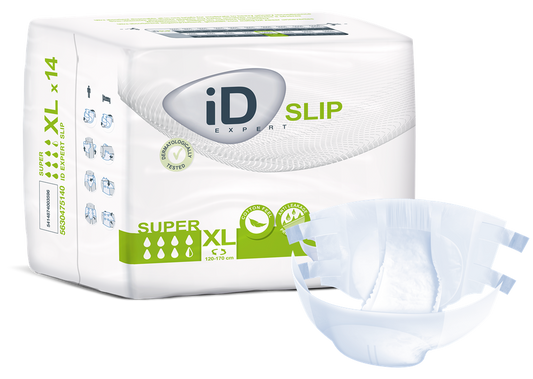 Id (14/Pkg) Id Slip Super, x-Large, (47"-67"), 4100 mL Absorbency. - Case of 4