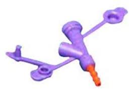 Covidien / Medtronic Kangaroo Adapter,Y-Port/Peg Non Sterile-Orange 16 Fr 8884751622 — Each — product image