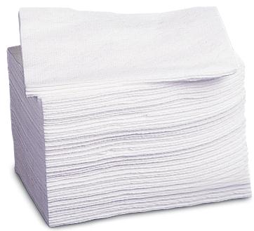Medline Medline Deluxe Dry Disposable Washcloths, White 10" X 13". NON260506 — Case of 500 — product image