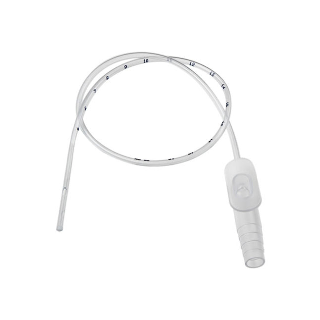 Med Rx Open Line Suction Catheter,Straight Packaged Control Valve 14 Fr 50-1014 — Box of 50 — product image