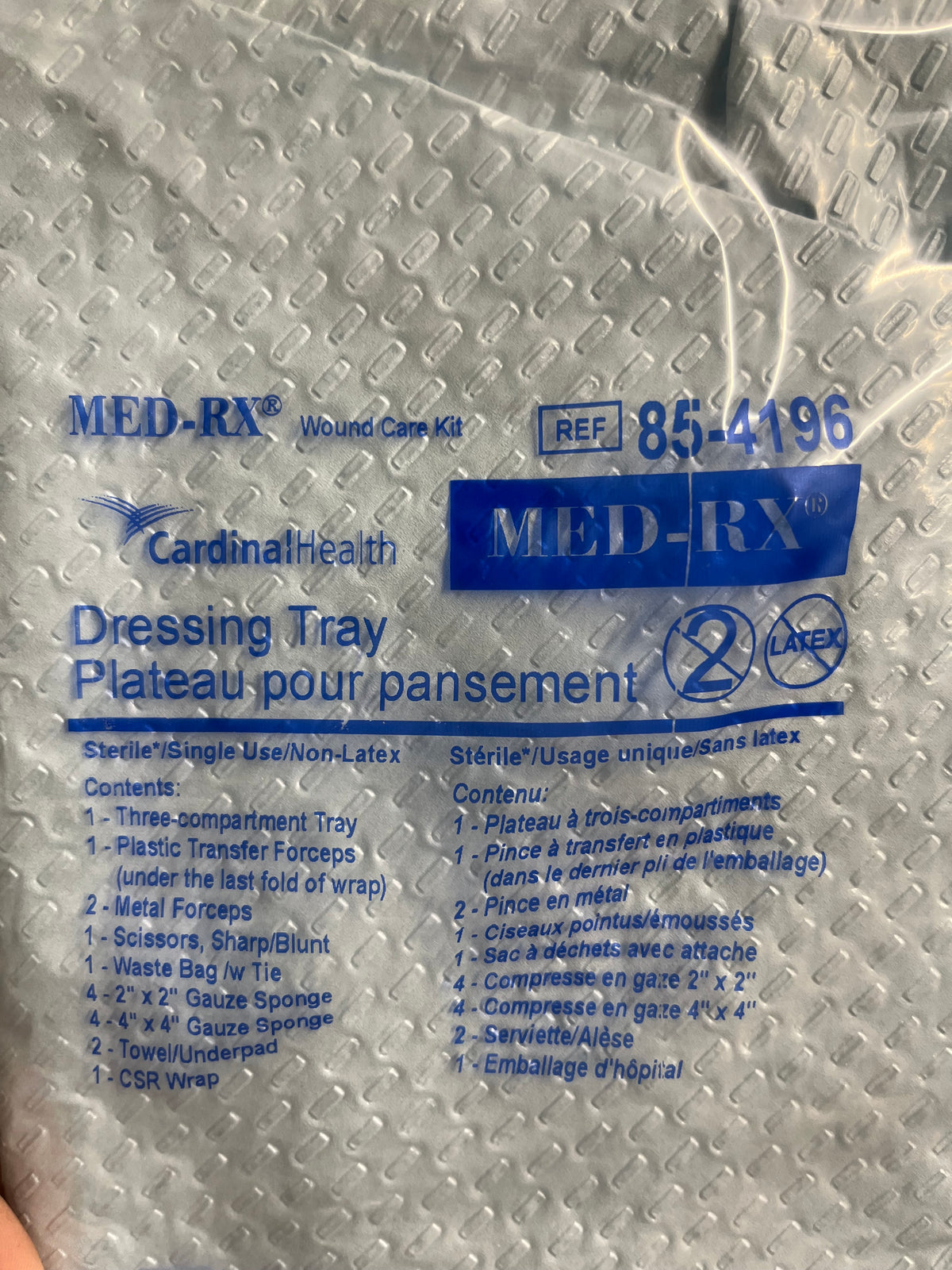 Med Rx Dressing Tray 85-4196 — Each — product image