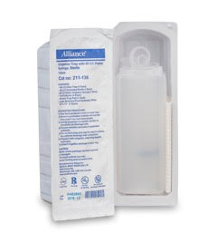 Medline Alliance 60cc Piston Irrigation Tray With 500cc Graduated Container, Sterile 136 — Each — product image