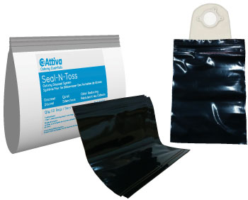 Ontario Ostomy Supply Seal And Toss Ostomy Disposal System 11" W X 8" L SNT-1 — Pack of 50 — product image