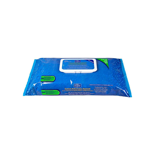 Professional Disposible Washcloth Cleansing Hygea 9.5 X 11.5 J14143 — Package of 60 — product image