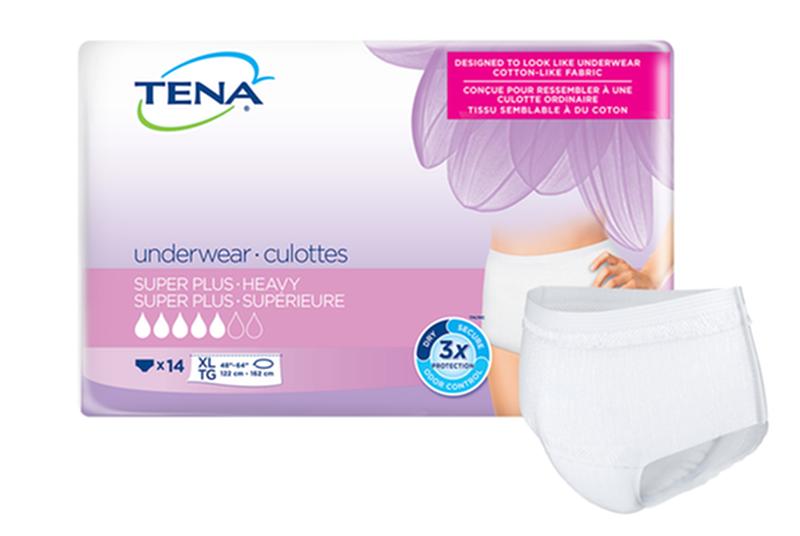 Tena Cs/4pkg (14/Pkg) Tena Women Protective Underwear, Super Plus Heavy, X-Large 54287 — — product image