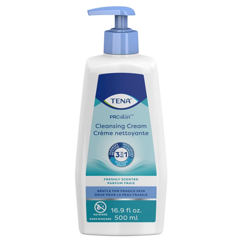 Tena Tena Proskin Cleansing 3 in 1 Cream, 500 mL, Pump 64430 — Each — product image