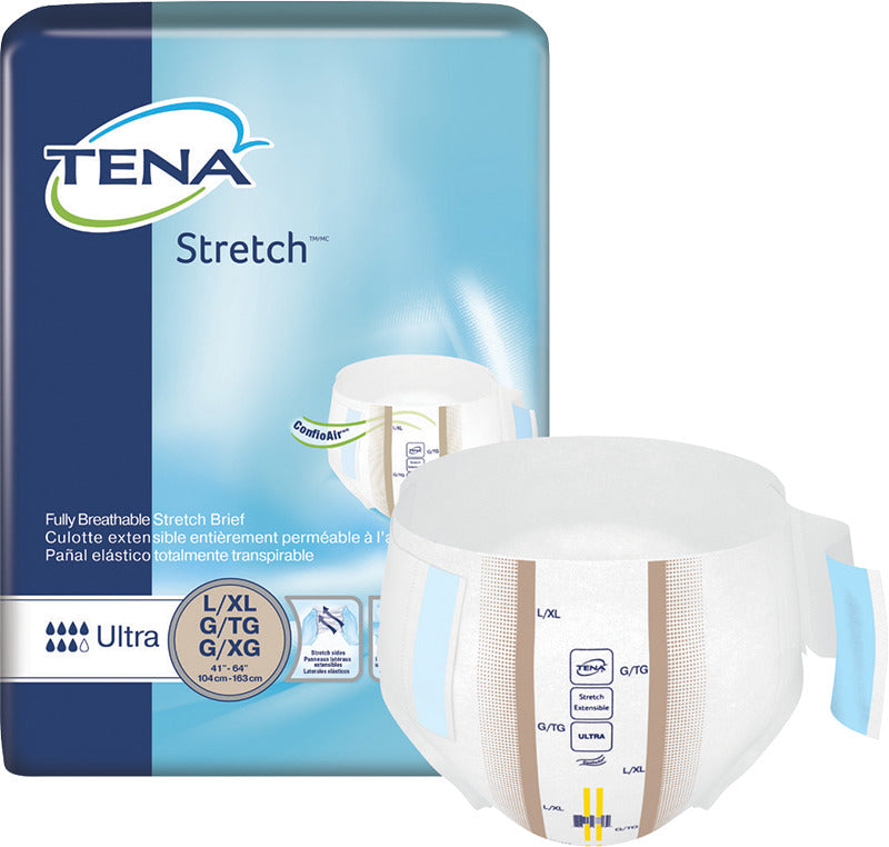 Tena Cs/2pkg (36/Pkg) Tena Stretch Ultra Brief, Large/X-Large Size 41in-64in 67803 — — product image