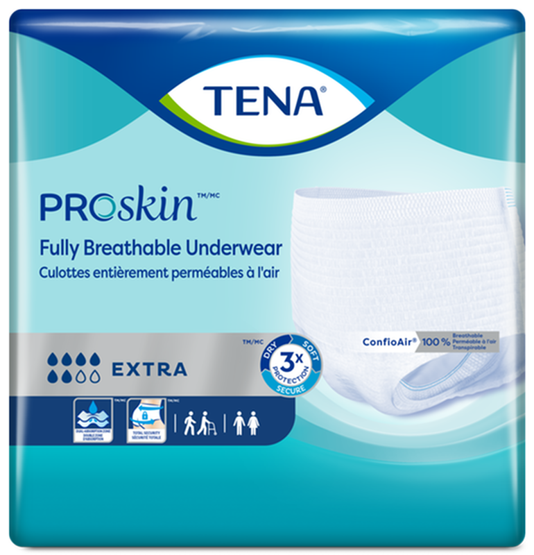 Tena Cs/4pkg (12/Pkg) Tena Protective Underwear Extra, X-Large Size 55in-66in 72425 — — product image