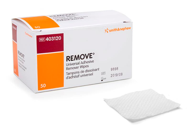 Smith & Nephew Remove Adhesive Remover Wipes 403120 — Box of 50 — product image