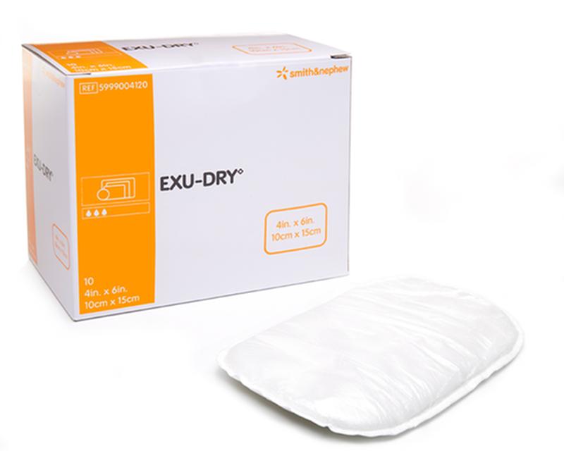 Smith & Nephew Exu-Dry Burn Wound Dressing, Size 15cm X 23cm 5999006 — Box of 12 — product image