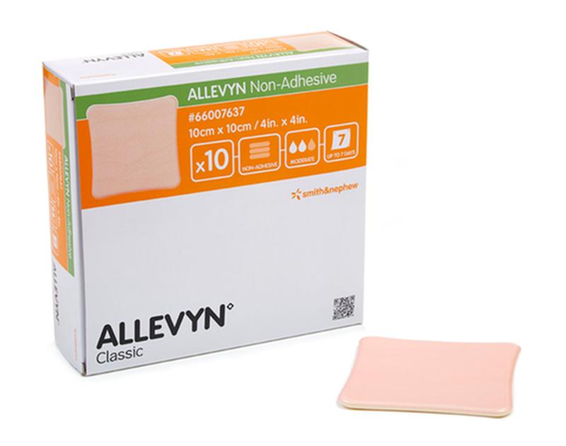 Smith & Nephew Allevyn Non Adhesive Foam Dressing, Size 10cm X 10cm 66007637 — Box of 10 — product image