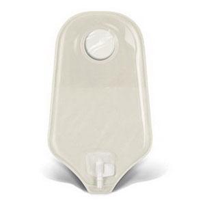 Convatec Natura Urostomy Pouch With Accuseal Tap, Transparent, Size 70mm (2 3/4in), 10in Length 401546 — Box of 10 — product image