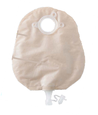 Convatec Natura Urostomy Pouch, Transparent, 57mm (2 1/4in), Standard 413438 — Box of 10 — product image