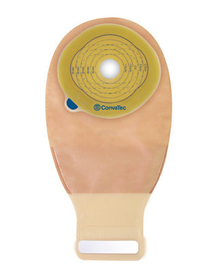 Convatec Esteem Stomahesive Drainable Pouch Transparent With Filter, Pre-Cut 30mm(1-3/16") 416728 — Box of 10 — product image