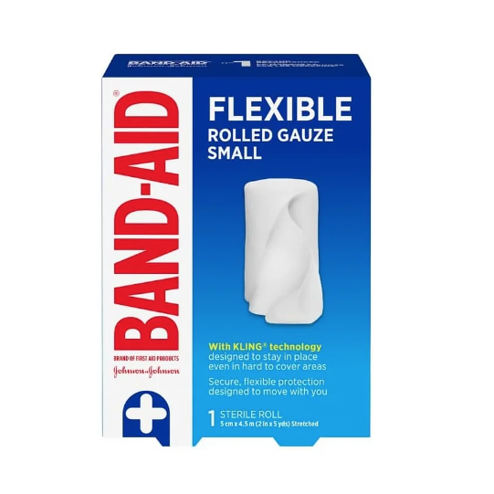 Band-Aid Flexible Rolled Gauze Small