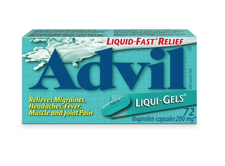 advil liqui gels 72