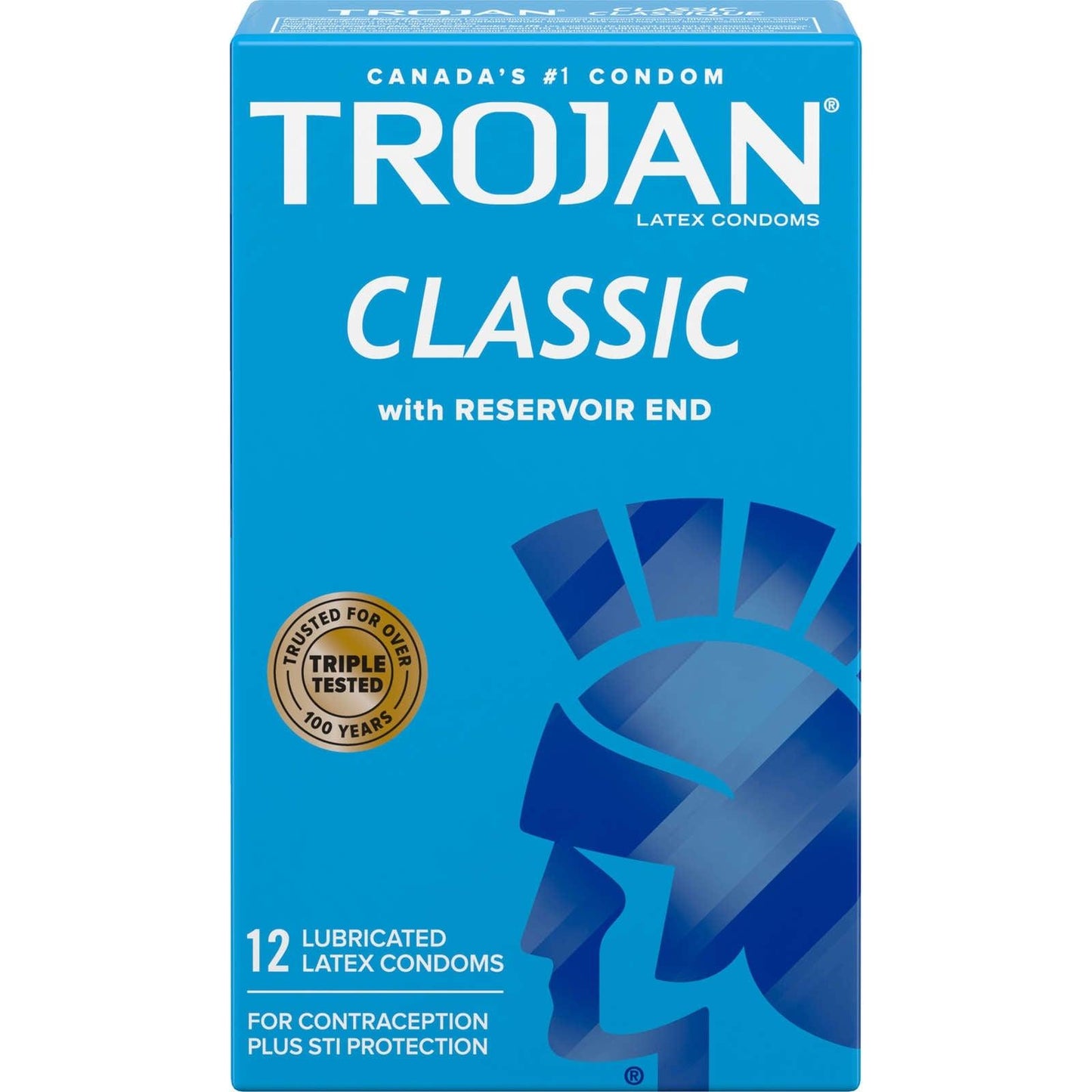 Trojan Classic condoms with latex