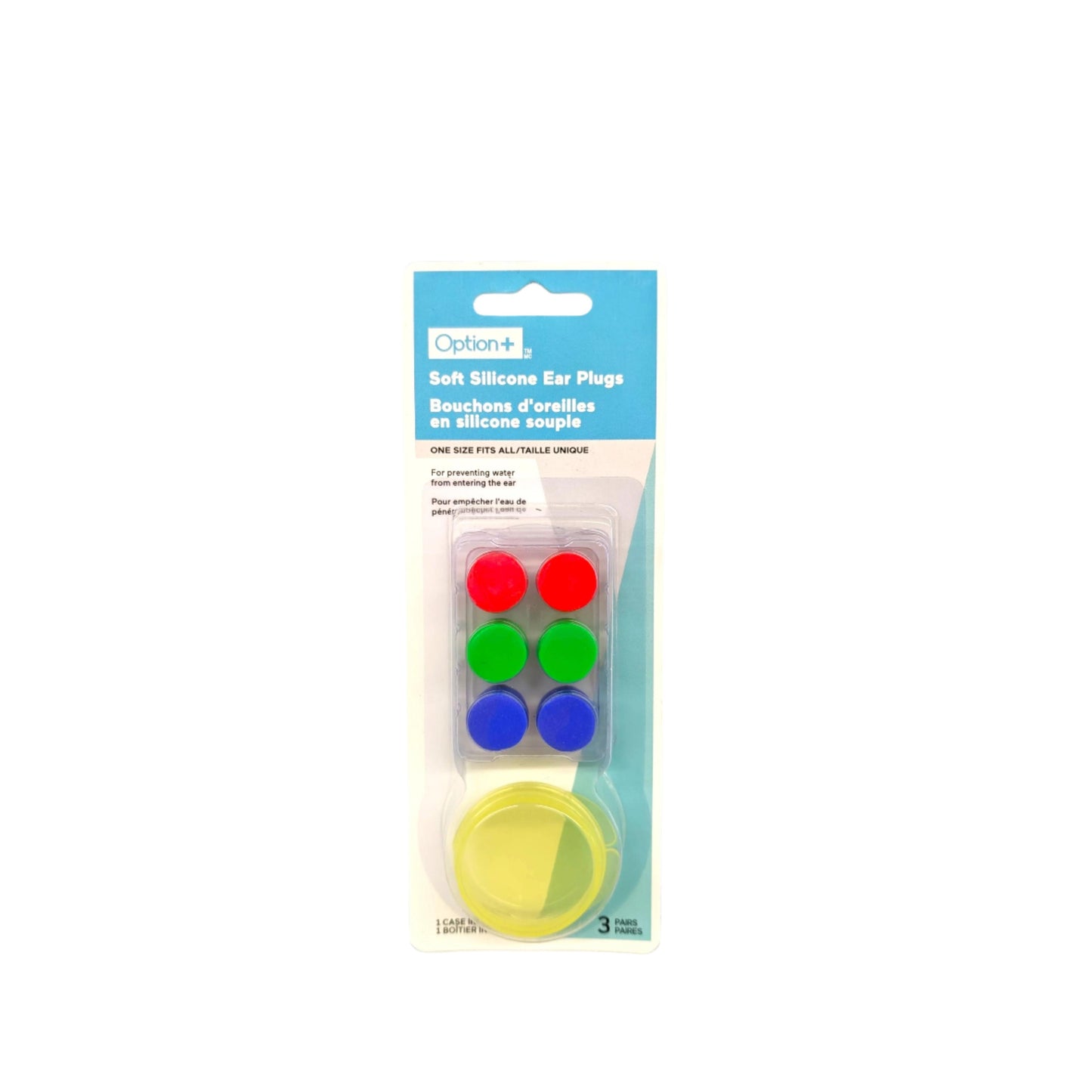 Option Plus soft silicone ear plugs