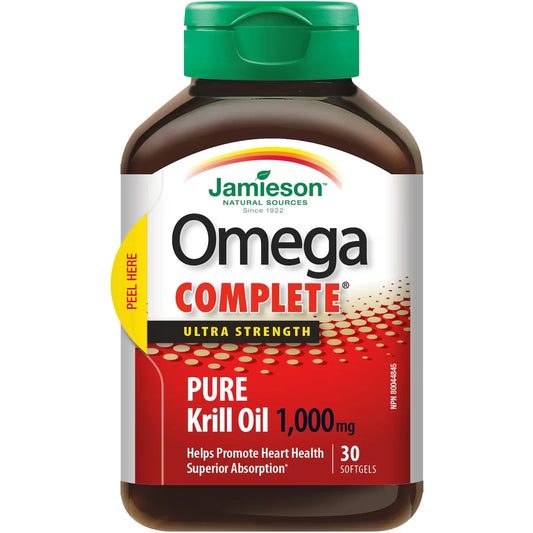 Jamieson Omega CompleteTM Ultra Strength Super Krill Softgels,1,000 mg product detail