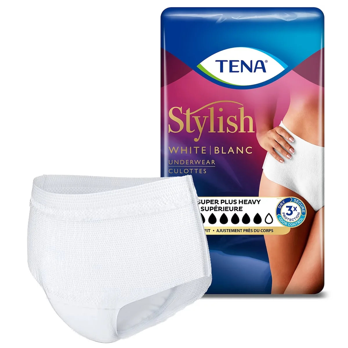 Tena Incontinence Underwear for Women, Super Plus Absorbency, Small/Medium product detail