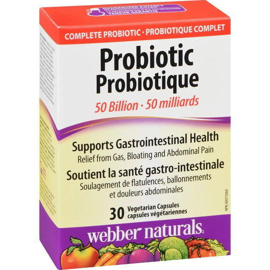 Webber Probiotic 50 Billion product detail