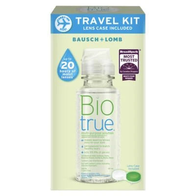 Biotrue Multi-Purpose Solution Travel Kit front package