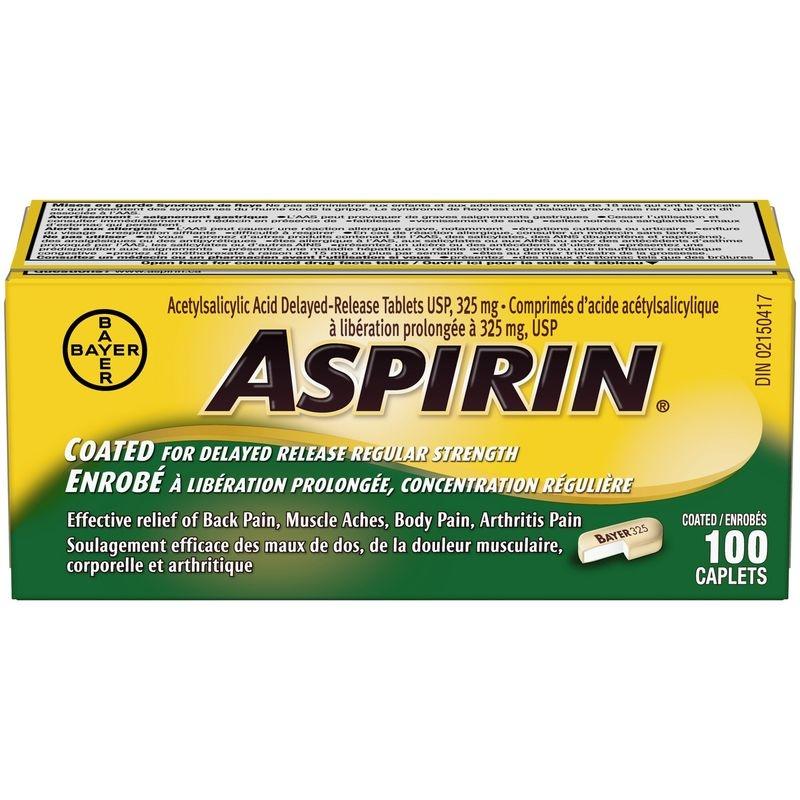 Aspirin 100 caplets