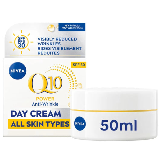 Nivea Q10 Power Anti-Wrinkle Firming Day Face Cream Spf 30, All Skin Types, 50Ml alternate view