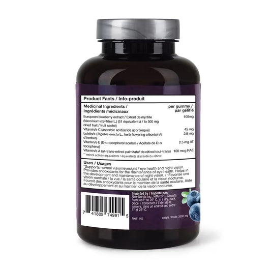New Nordic Blue Berry Gummies product detail