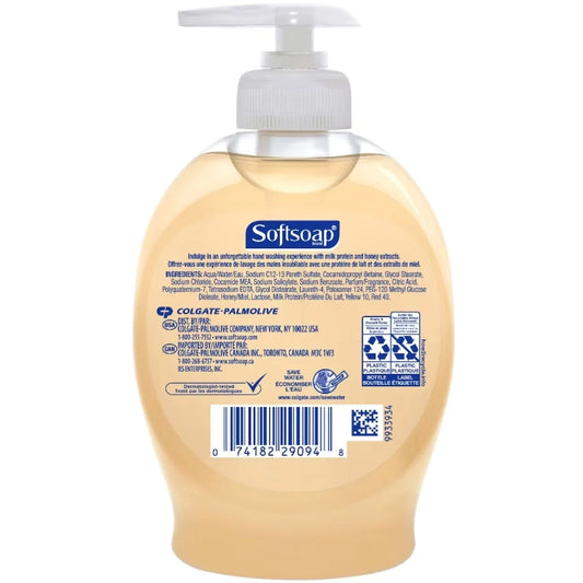 Softsoap Liquid Hand Soap Pump, Milk & Golden Honey - 221 mL product detail
