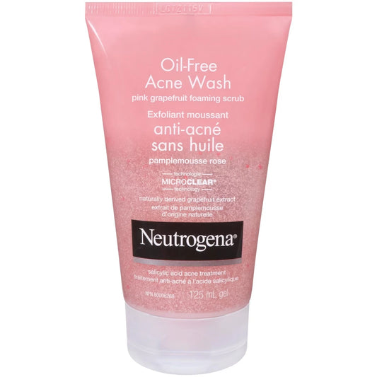 Neutrogena Oil-Free Acne Wash Pink Grapefruit Foaming Scrub view 2