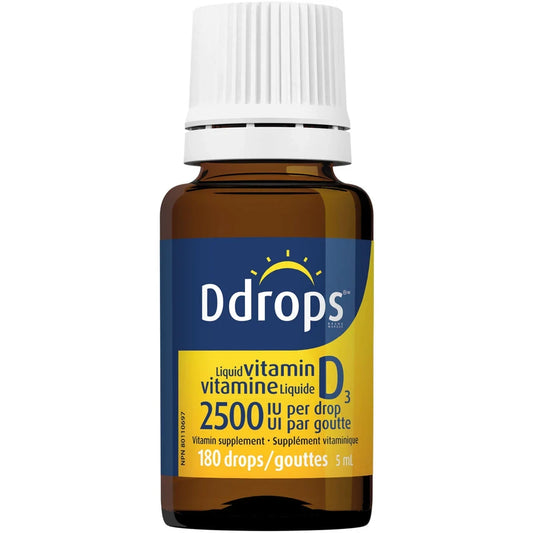 Ddrops Adult 2500 IU Vitamin D3, 180 drops product detail