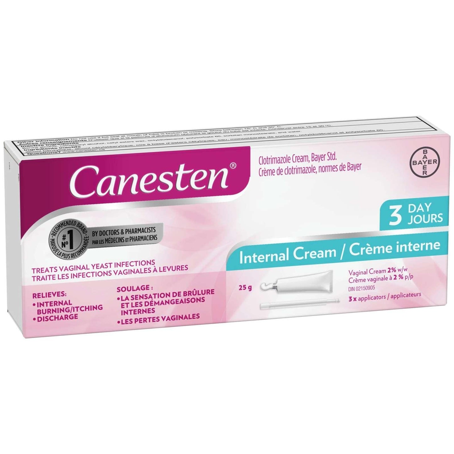 Canesten Crème Interne 3 Jours