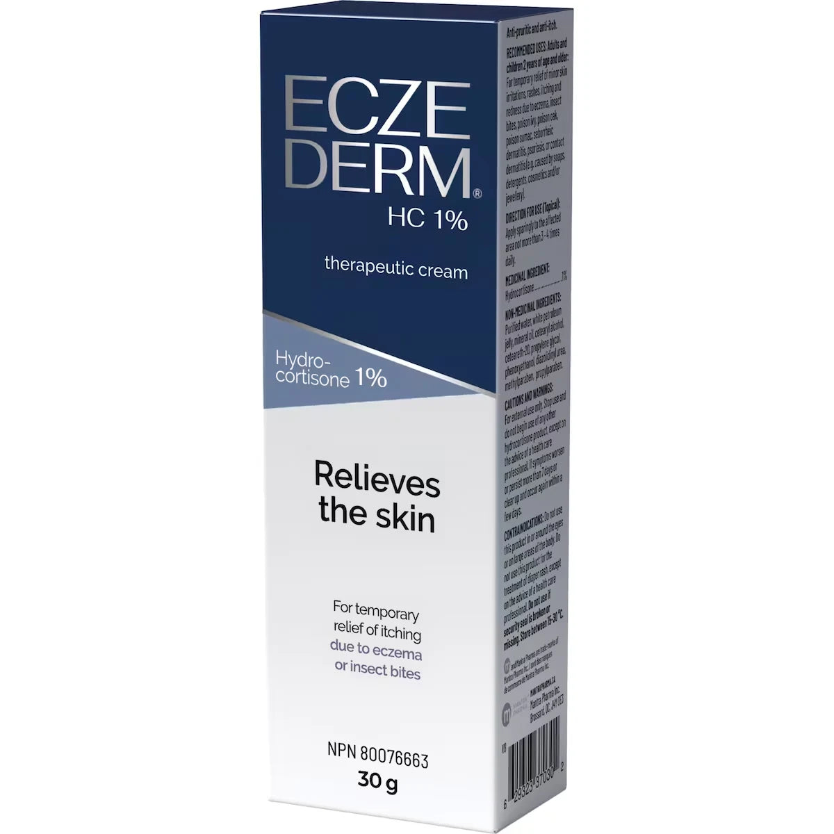 Eczederm HC 1% therapeutic cream with 1% hydrocortisone product detail