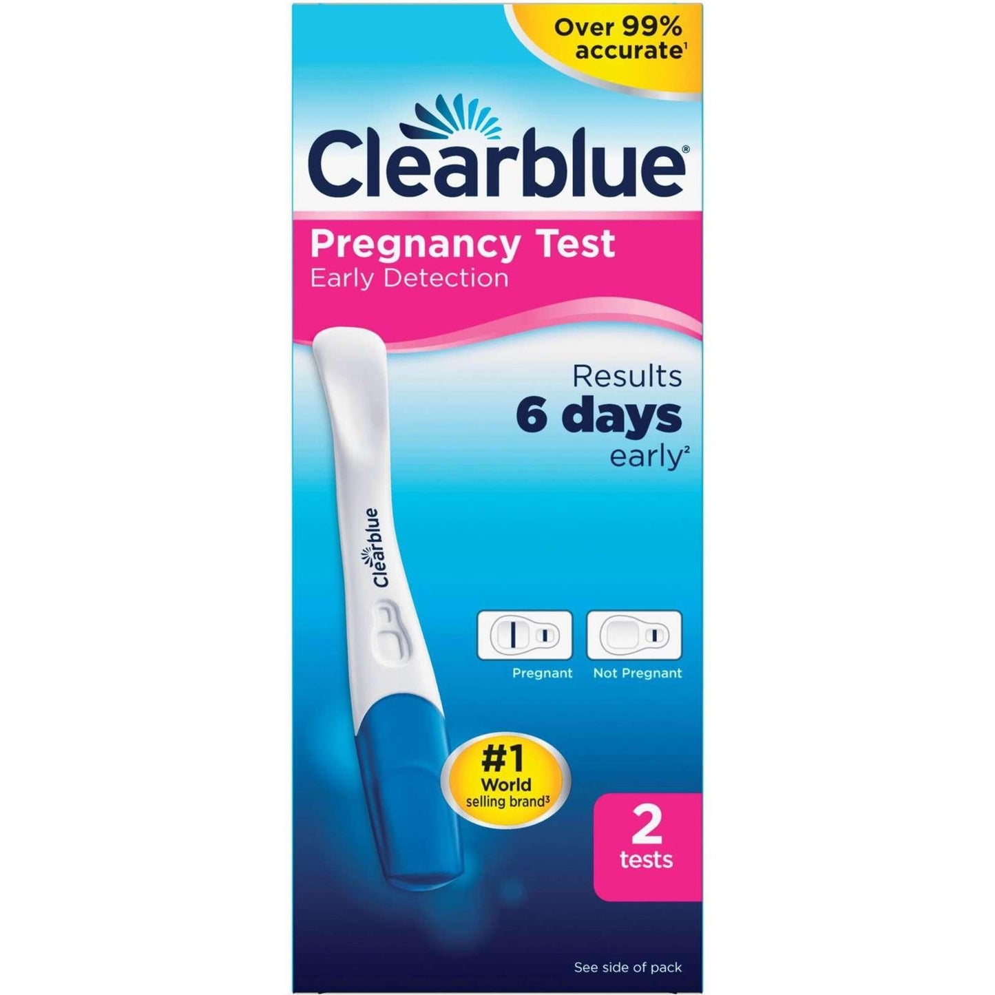 Clear blue pregnancy test