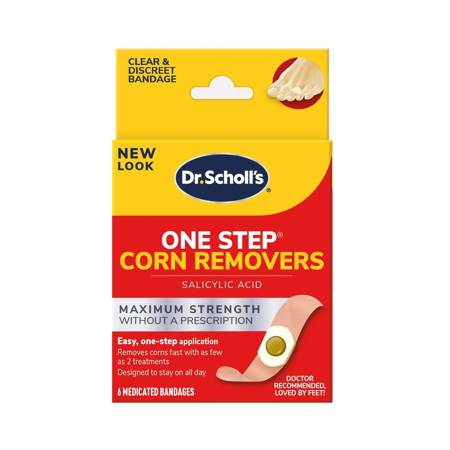 Dr. Scholl's One Step Corn Removers - 6 bandages