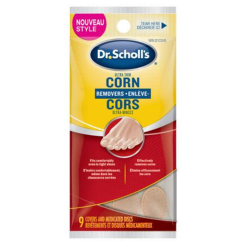 Dr. Scholl's ultra thin corn remover 9 medicated discs
