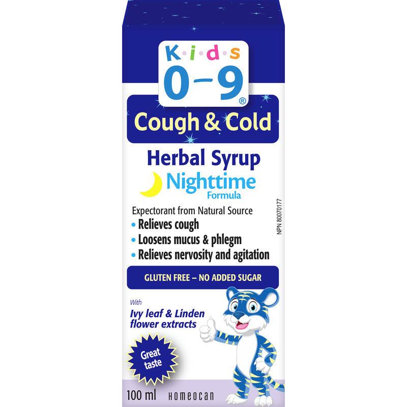 Kids 0-9 Cough & Cold Herbal Syrup Nightitme 100ml