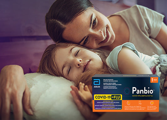 PANBIO COVID AND FLU (INFLUENZA) A&B Panel Self Test - 1 TEST