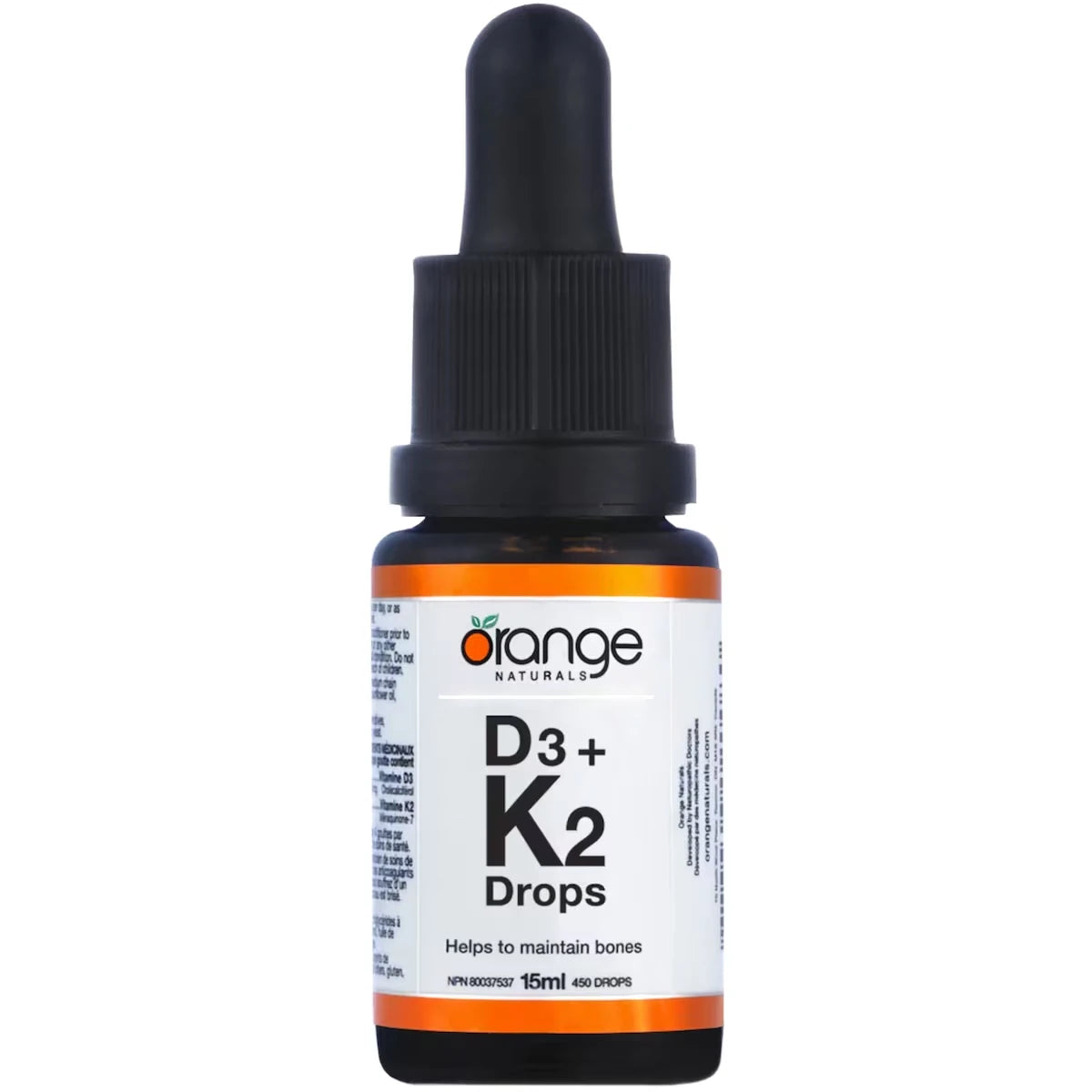 Orange Naturals D3+K2 Drops view 2