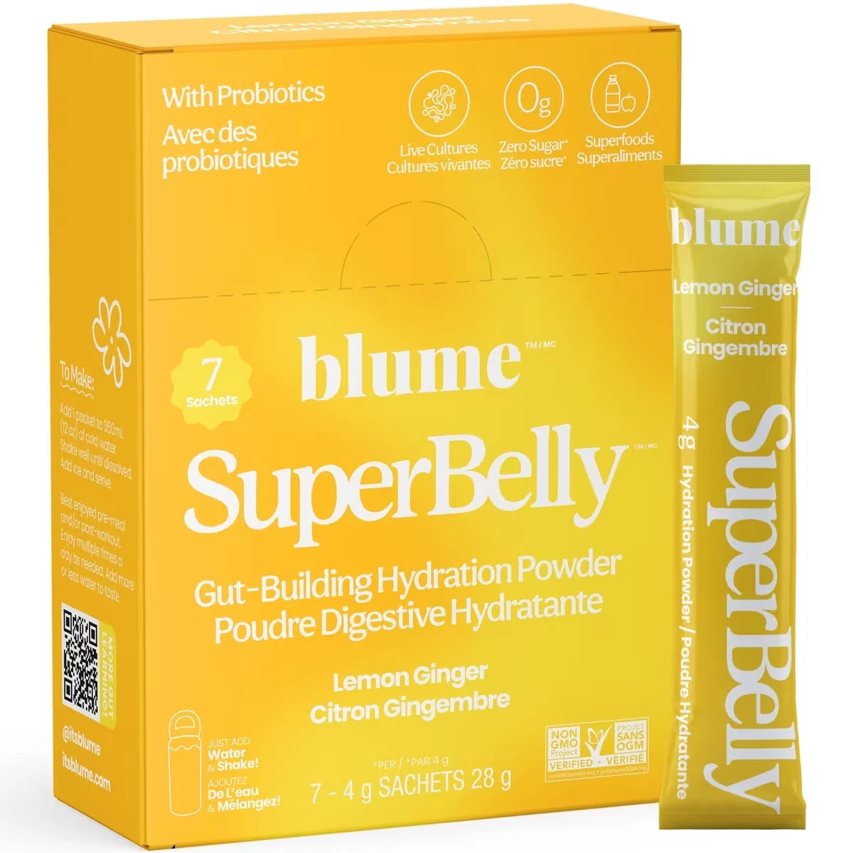 Blume SuperBelly Hydration Powder - Lemon Ginger product image