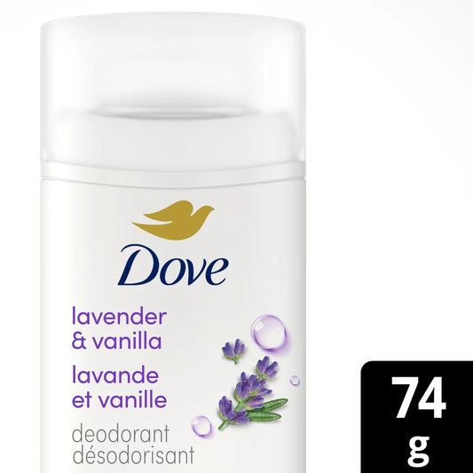 Dove Deodorant Stick, 72h Lavender & Vanilla, Gentle & Hydrating, 74g product detail