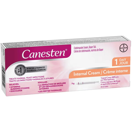 Canesten 1 Day Internal Cream for Yeast Infection, 1 Treatment product detail