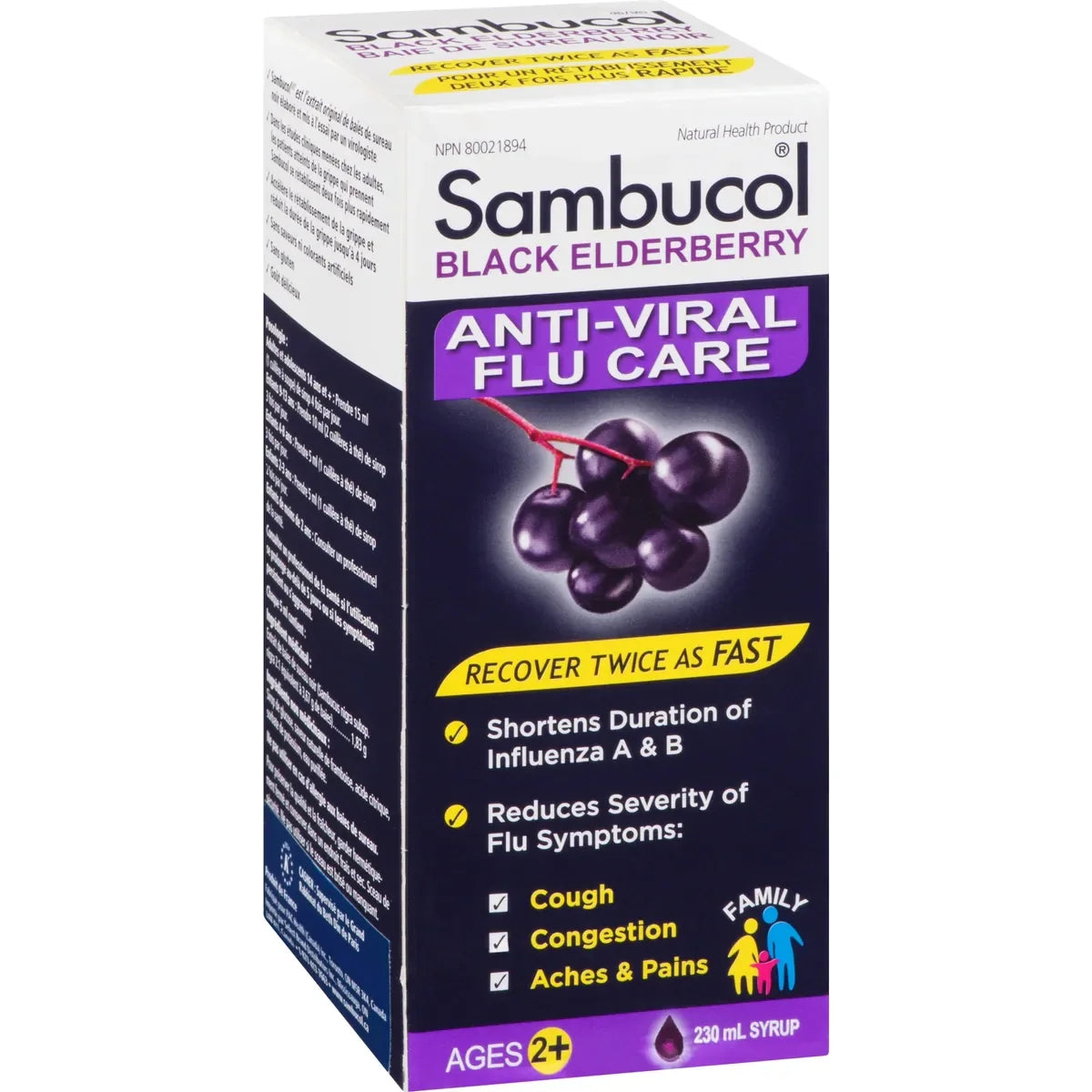 Sambucol Original Family Syrup Anti Viral Flu Care product detail