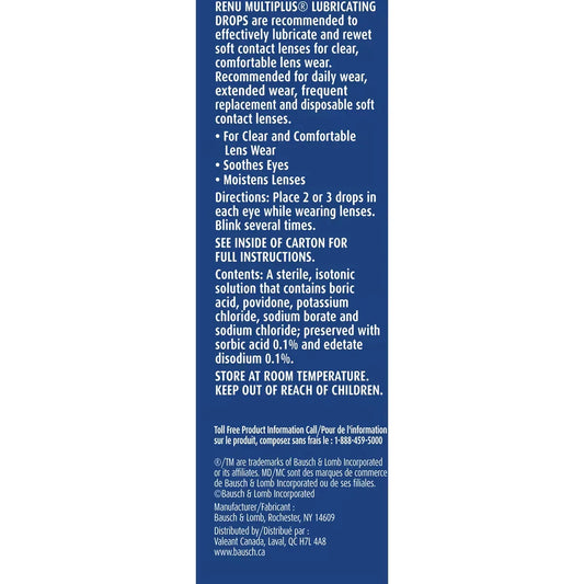 Renu MultiPlus Lubricating Drops product detail