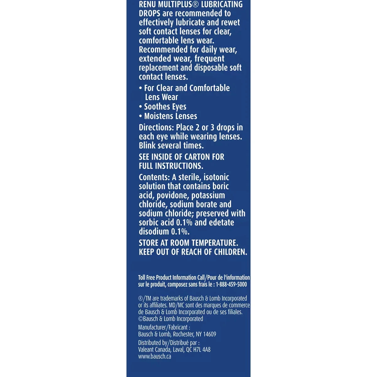 Renu MultiPlus Lubricating Drops product detail