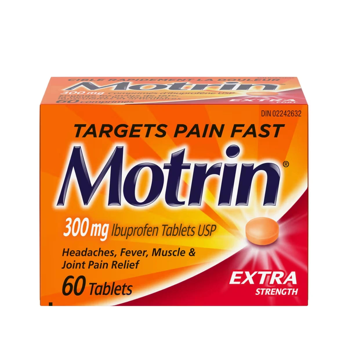 Motrin Extra Strength Pain Relief Ibuprofen 300 mg, Tablets product image